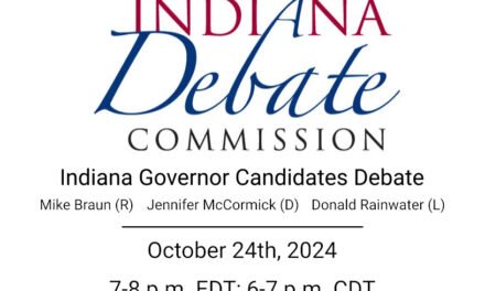 Indiana Debate Commission: Governor candidates to participate in televised debate on October 24, 2024