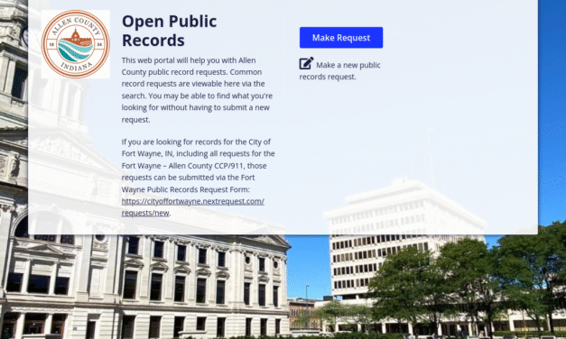 Allen County Indiana Uses NextRequest Portal for APRA Requests
