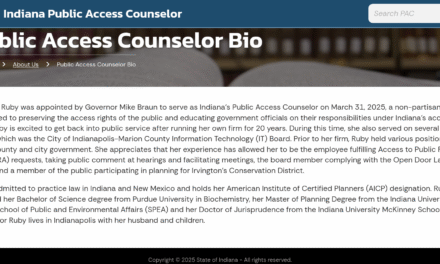 Indiana Public Access Counselor, Jennifer Ruby, Publishes First Two Opinions